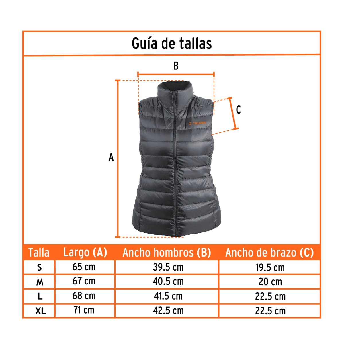 Chalecos de plumas para dama Truper3