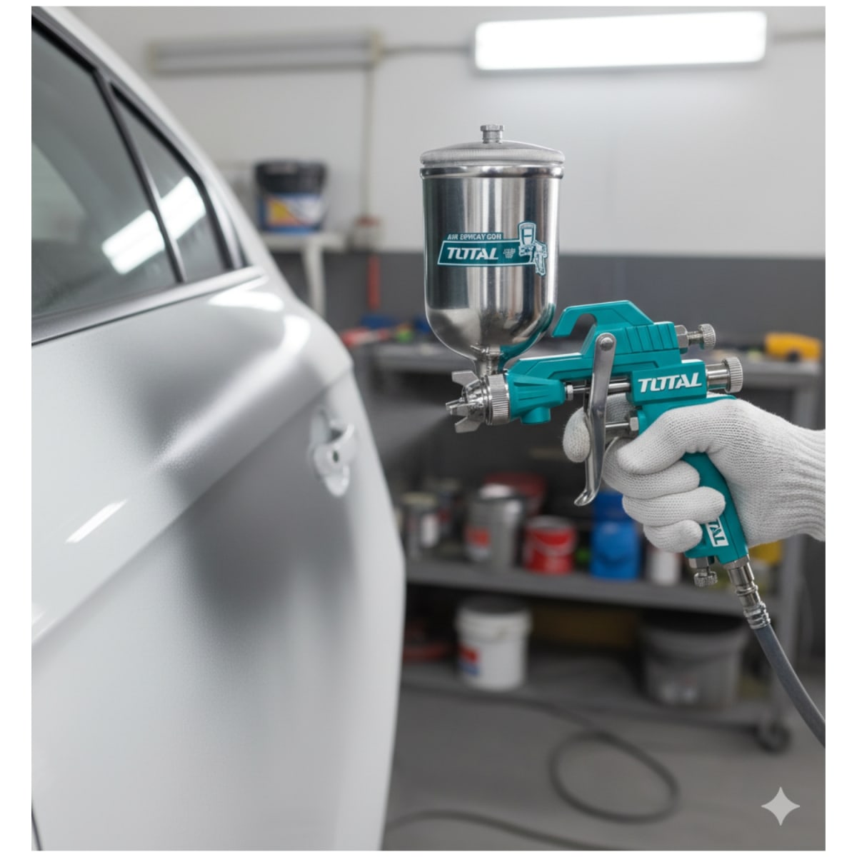 Aerógrafo de Gravedad 400cc 1.5mm Total4