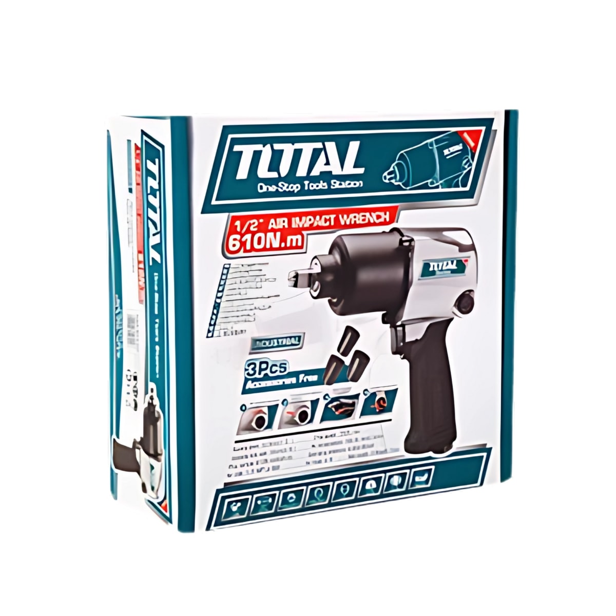 Llave de Impacto Neumática 1/2 610nm Total5