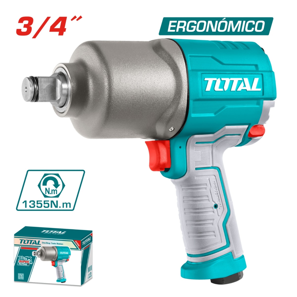 Llave de Impacto Neumática 3/4