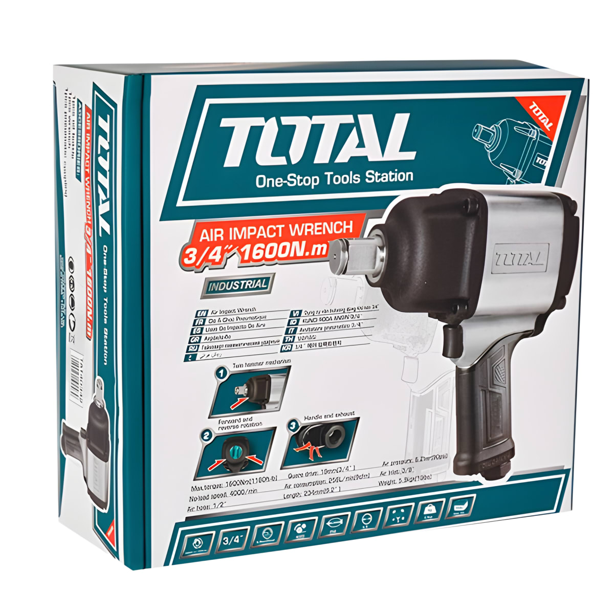 Llave de Impacto Neumática 3/4