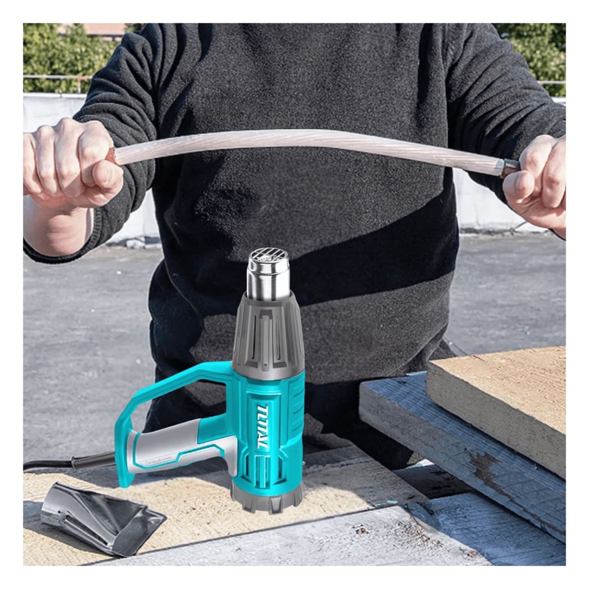 Pistola de Calor Digital 2000w + Accesorios + Maletín Total5