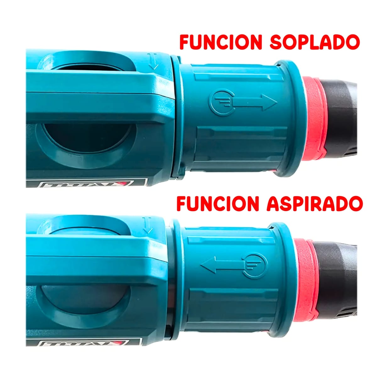 Sopladora aspiradora 800w + accesorios total5