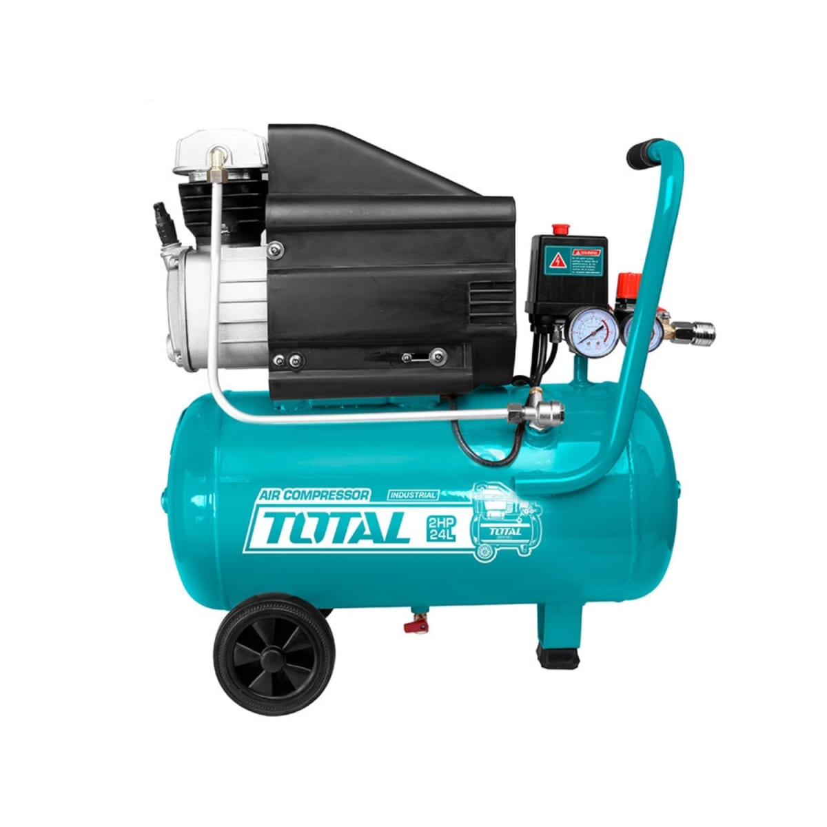 Compresora de aire 24 litros 2 HP Total1