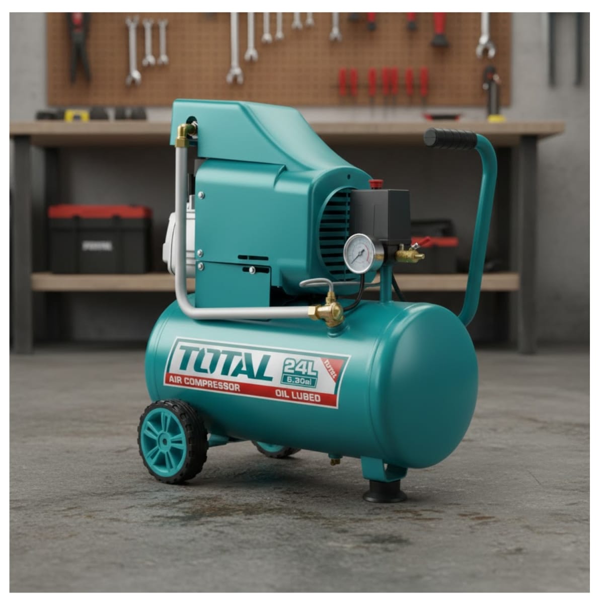 Compresora 24 litros 2.0HP Total3