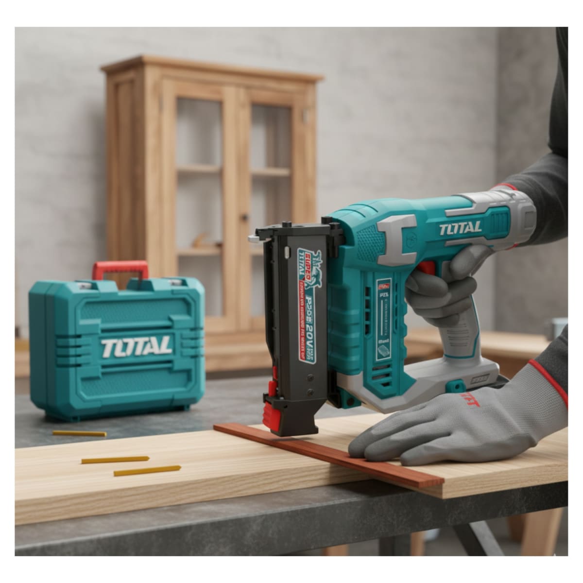 Clavadora inalámbrica 20v 15mm-35mm (solo cabezal) total TCBNLI36032