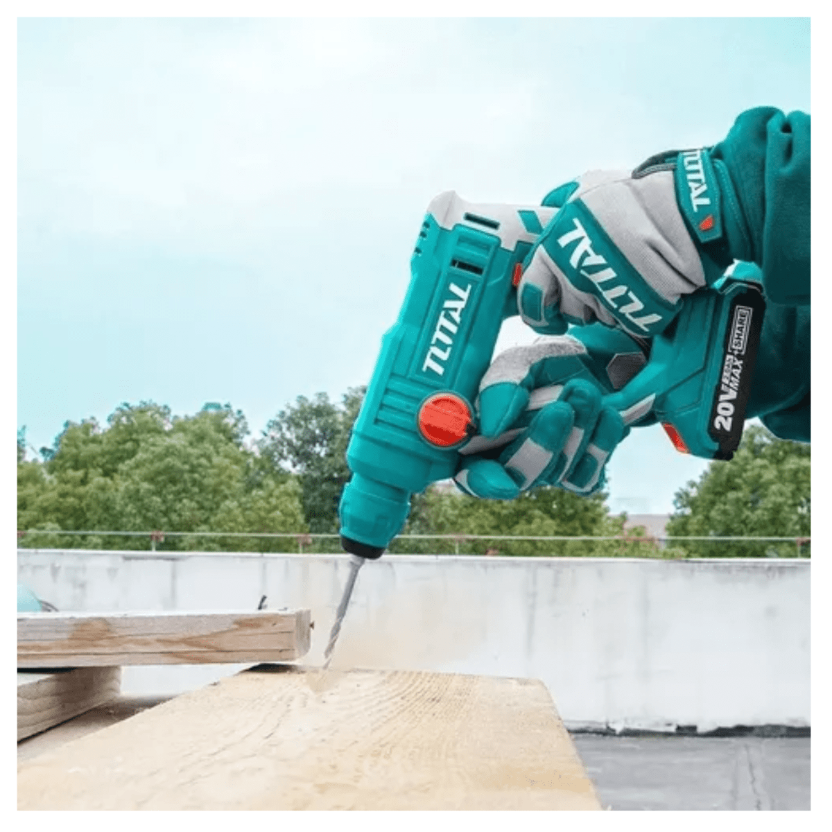 Combo Rotomartillo + taladro atornillador 20v Total6