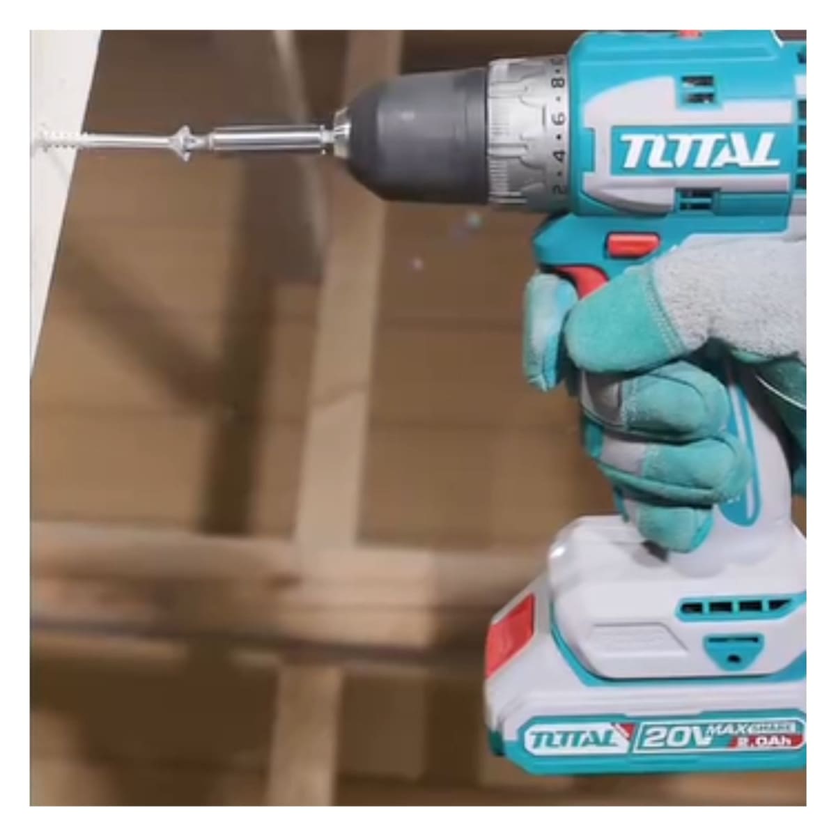 Taladro 52nm + llave de impacto 400nm Total6