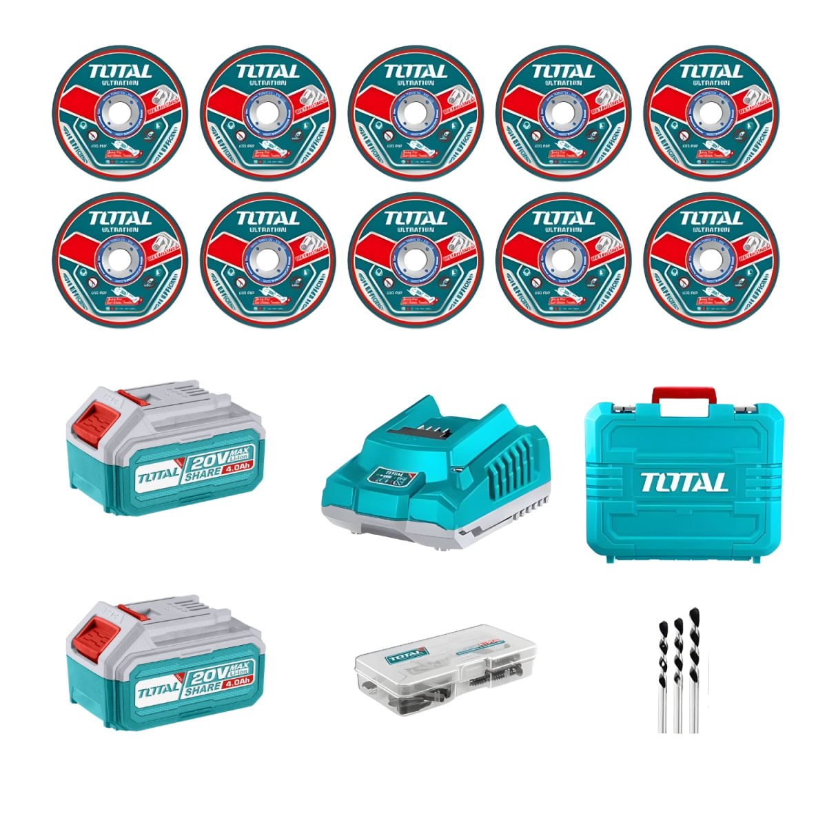 Combo Taladro Percutor 66Nm + amoladora 4½