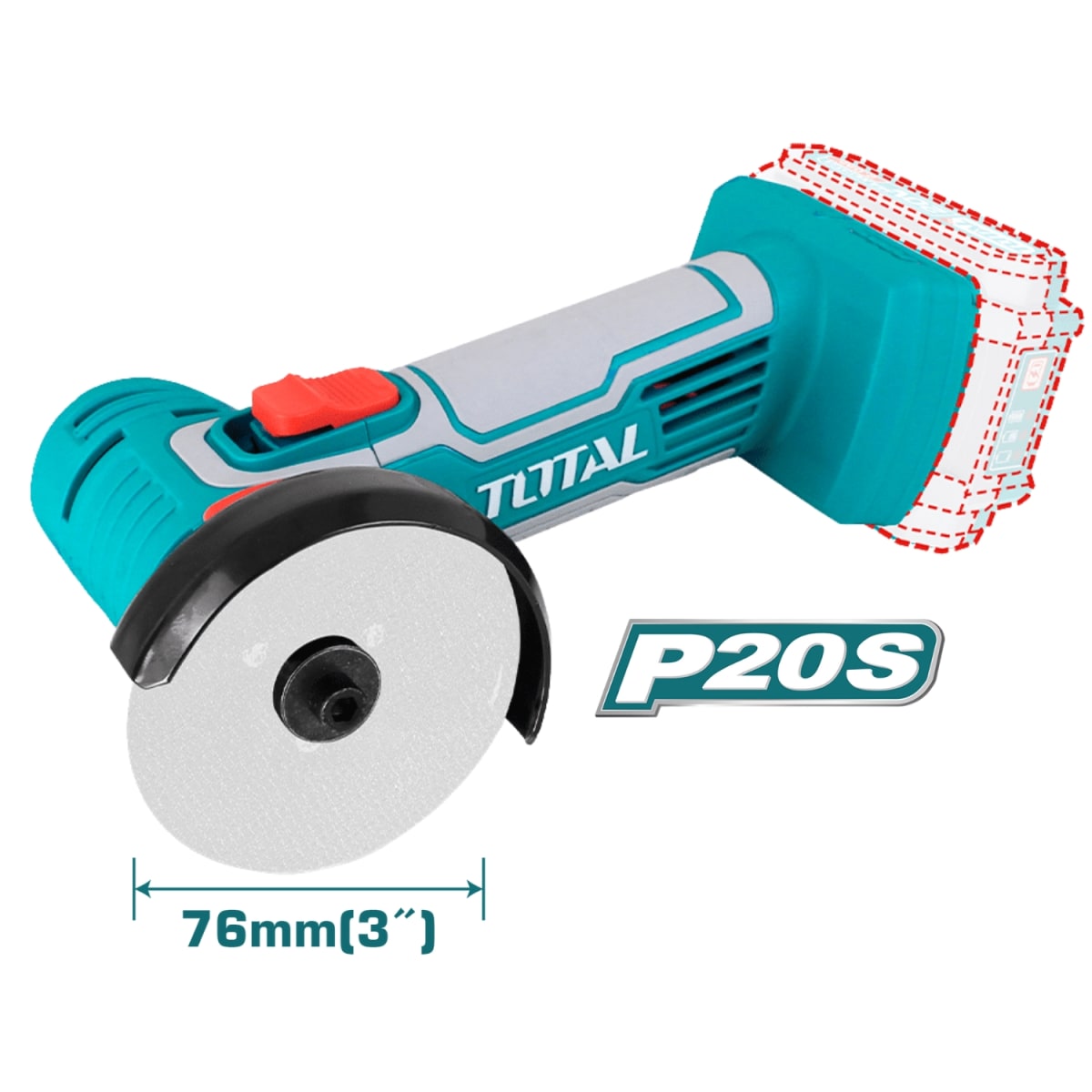 Combo Taladro atornillador 66nm + Amoladora + 2 bateria y cargador Total3