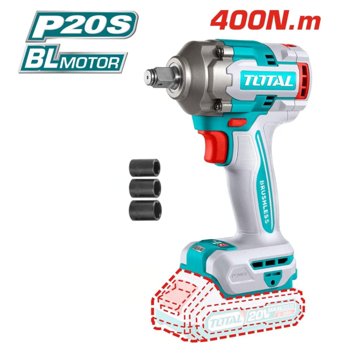 Combo industrial 9 piezas + maletín Total7