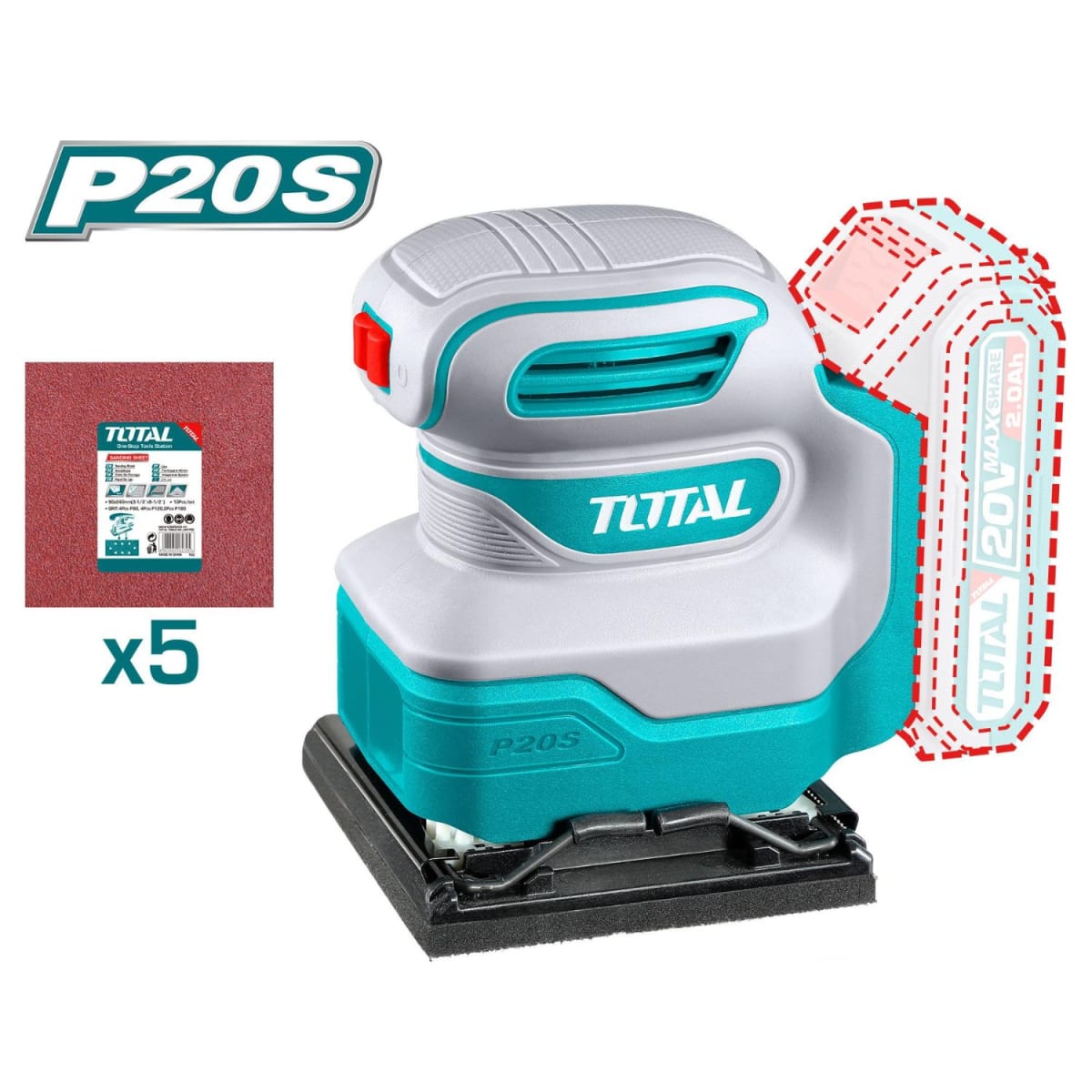 Combo industrial 9 piezas + maletín Total10