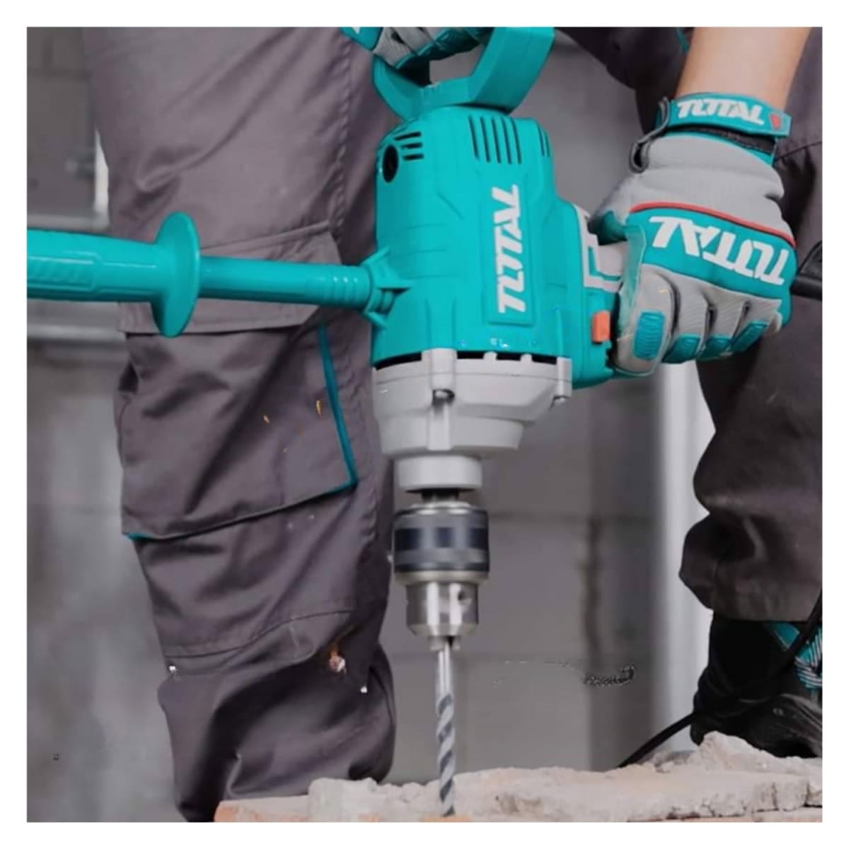 Taladro mezclador 1100w industrial Total7