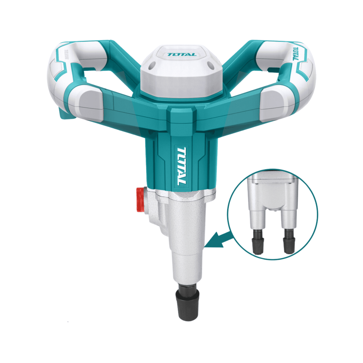 Mezcladora de cemento y pintura 1800w Total3