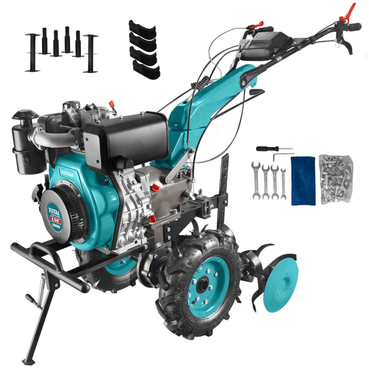Motocultor Diesel 9HP Industrial Total1