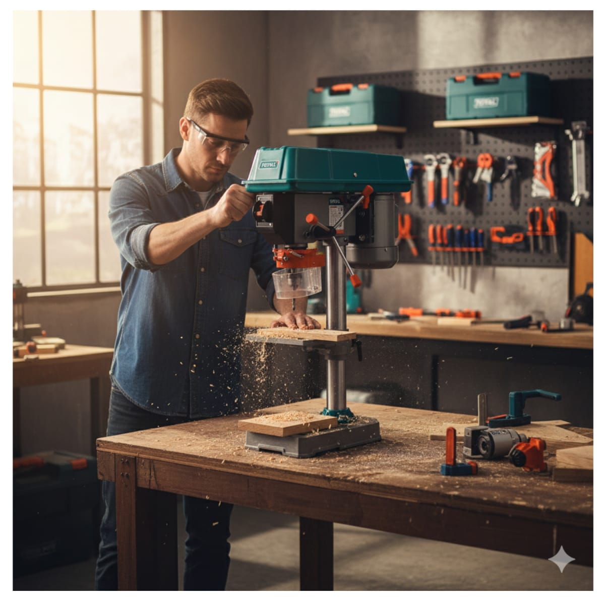 Taladro de Banco 13mm 0.5HP 350W Total2