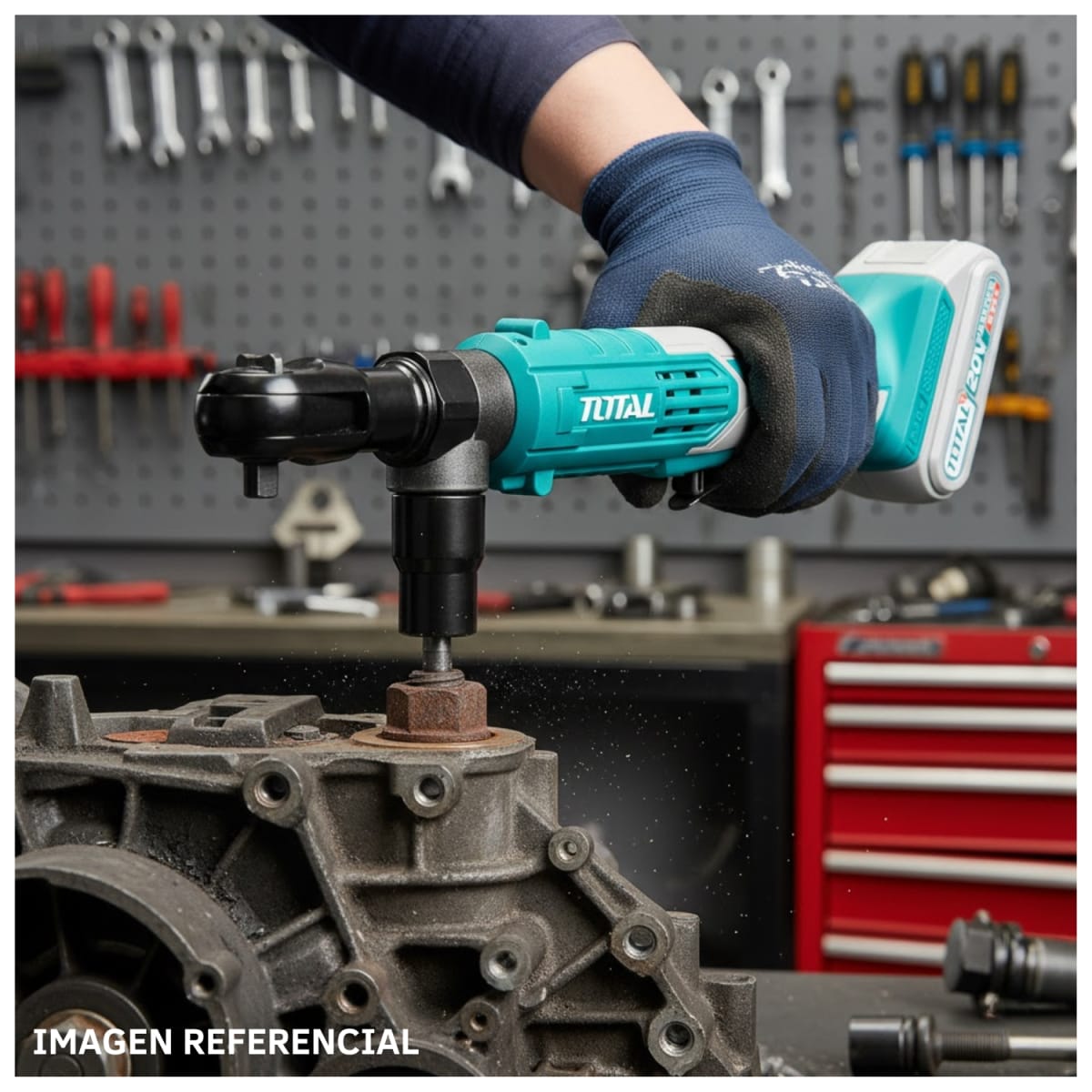 Llave Ratchet 65nm 20v (Solo Cabezal) Total4