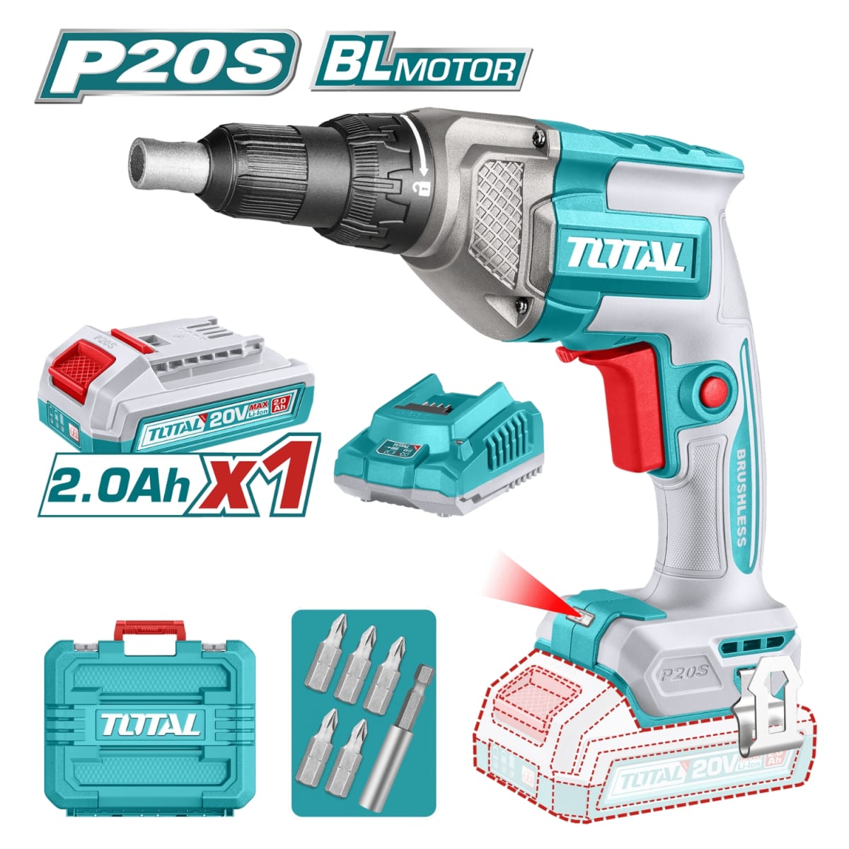 Atornillador para Drywall 1/4