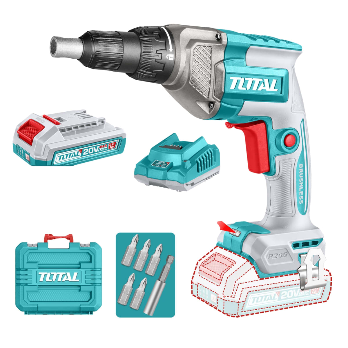 Atornillador para Drywall 1/4