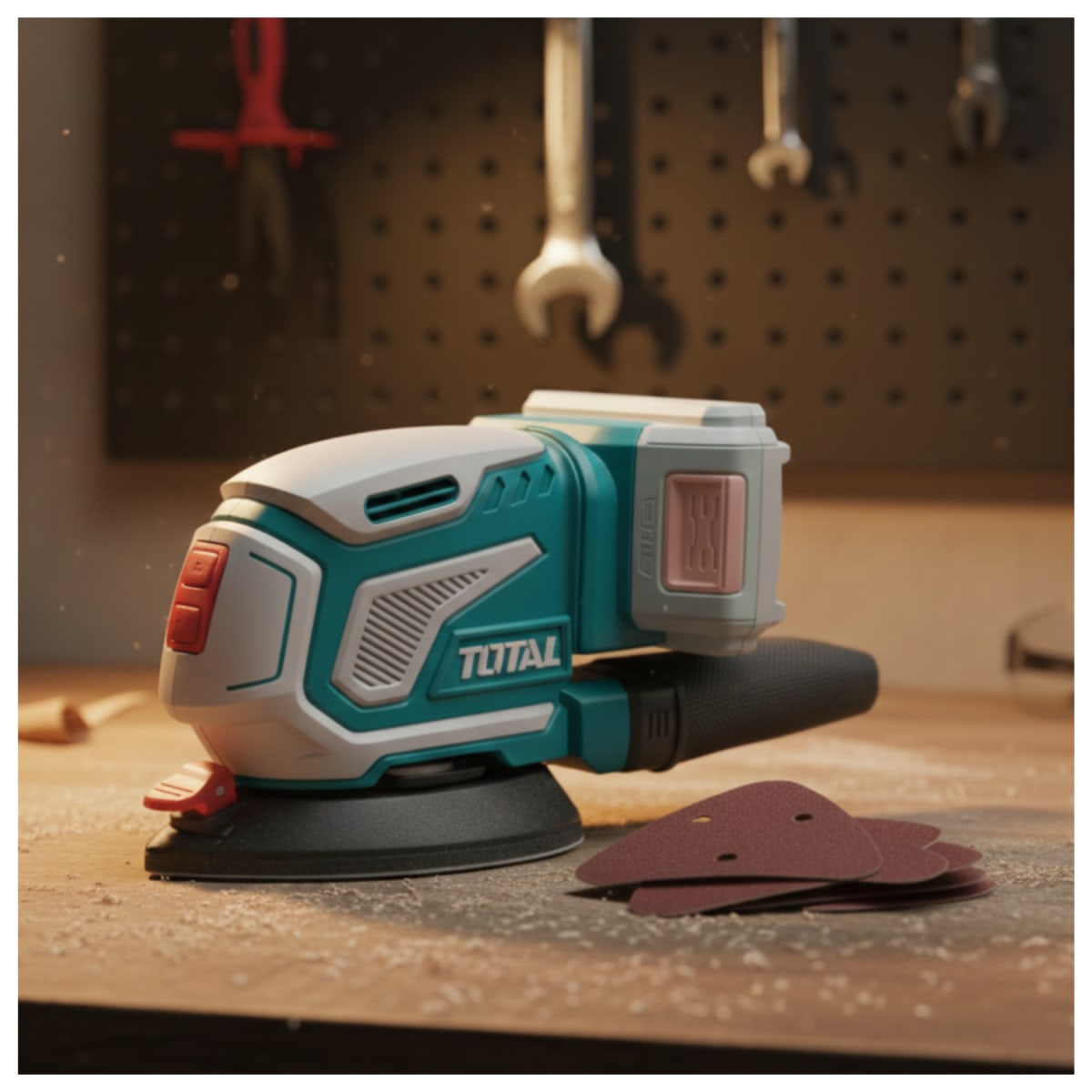 Lijadora Rotativa Inalambrica 20v Total3