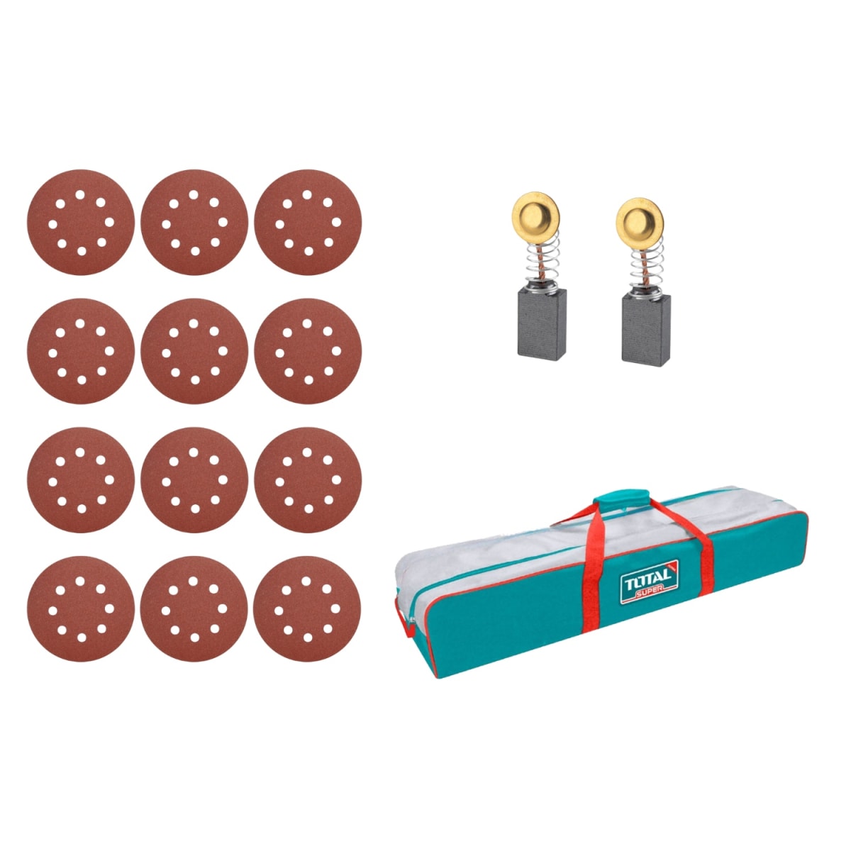 Lijadora de Pared y Techo 1050w+ Pistola de Pintar 550w Aluminio Total3