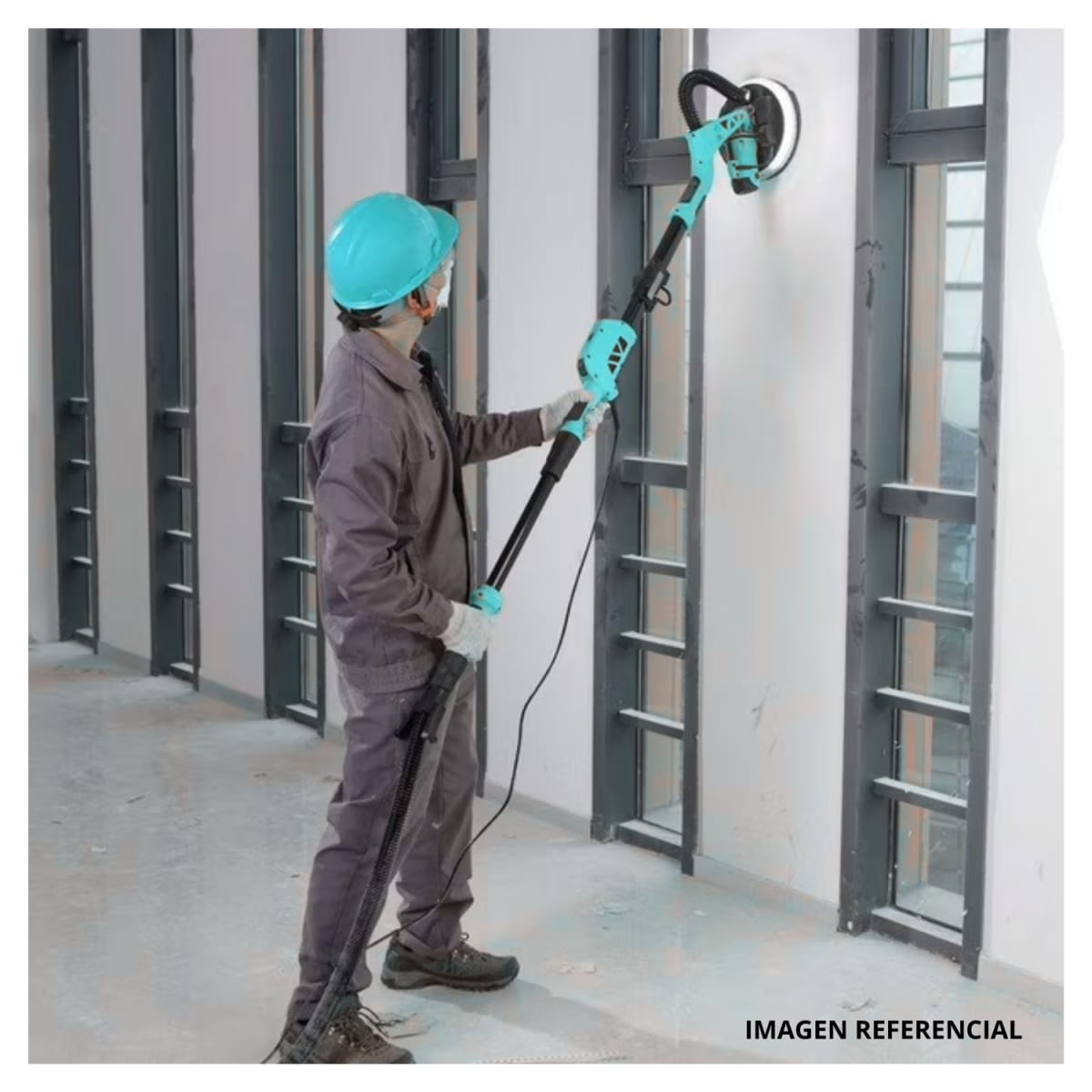 Lijadora de Pared y Techo 1050w+ Pistola de Pintar 550w Plastico Total8