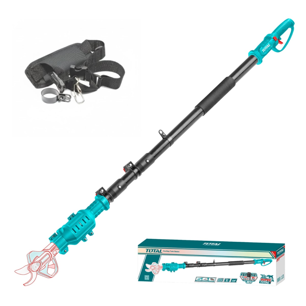 Extension Pegable para Tijera de Jardineria 16v Total1
