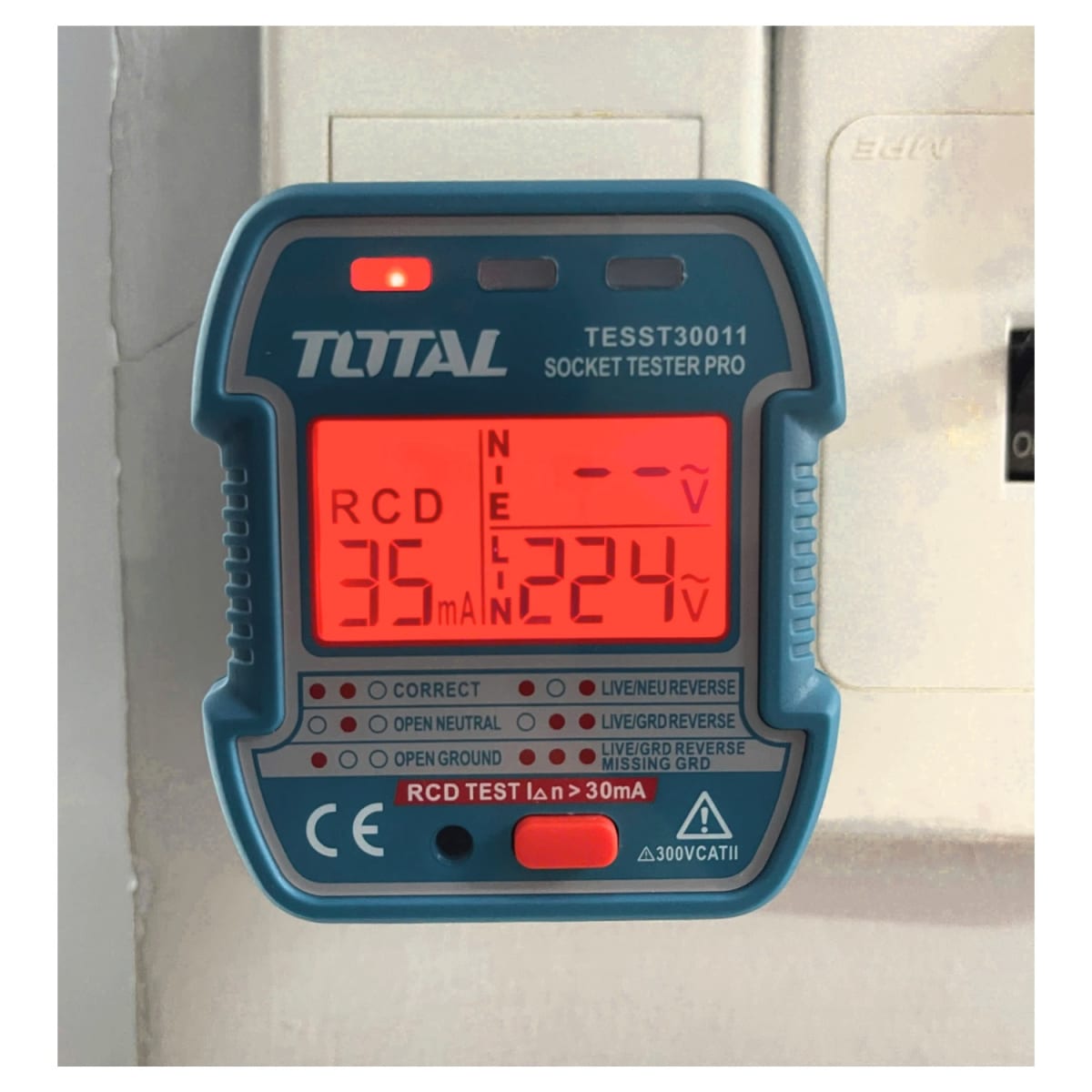 Probador de enchufe Total4