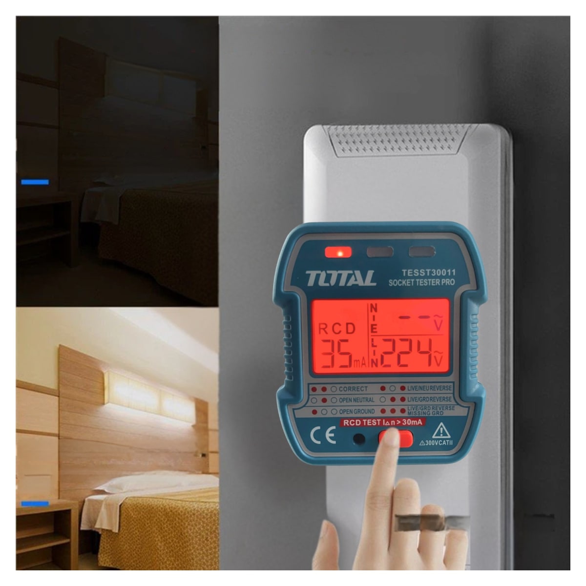 Probador de enchufe Total5