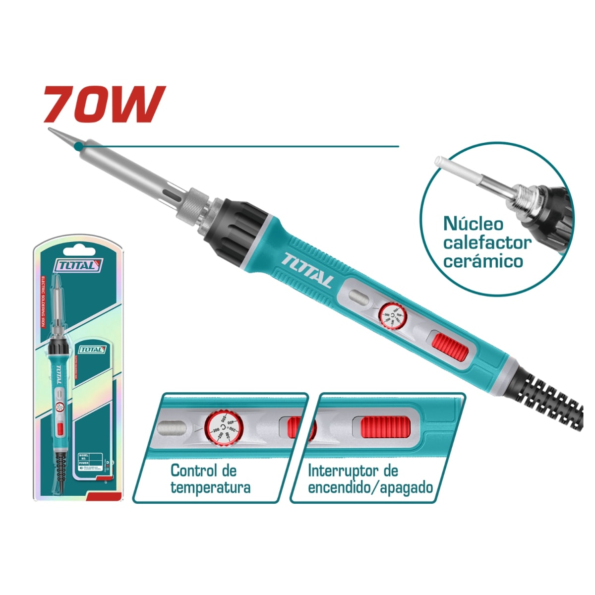 Cautin Electrico 70w Total2