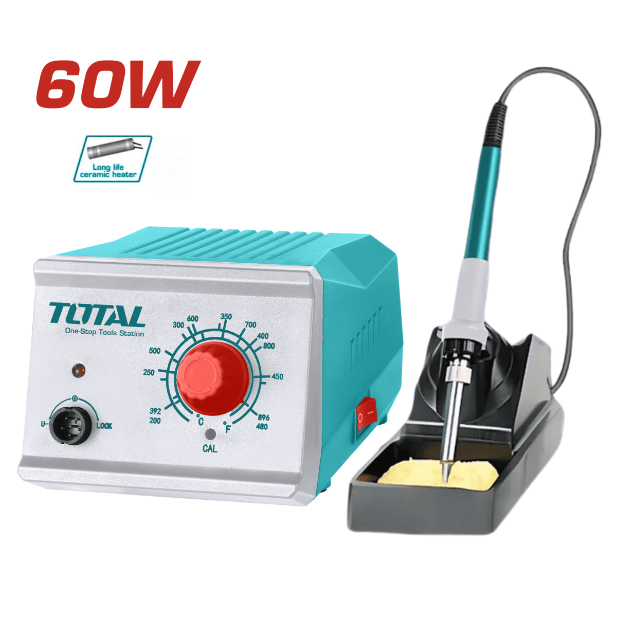 Estacion para soldar 60w Total1