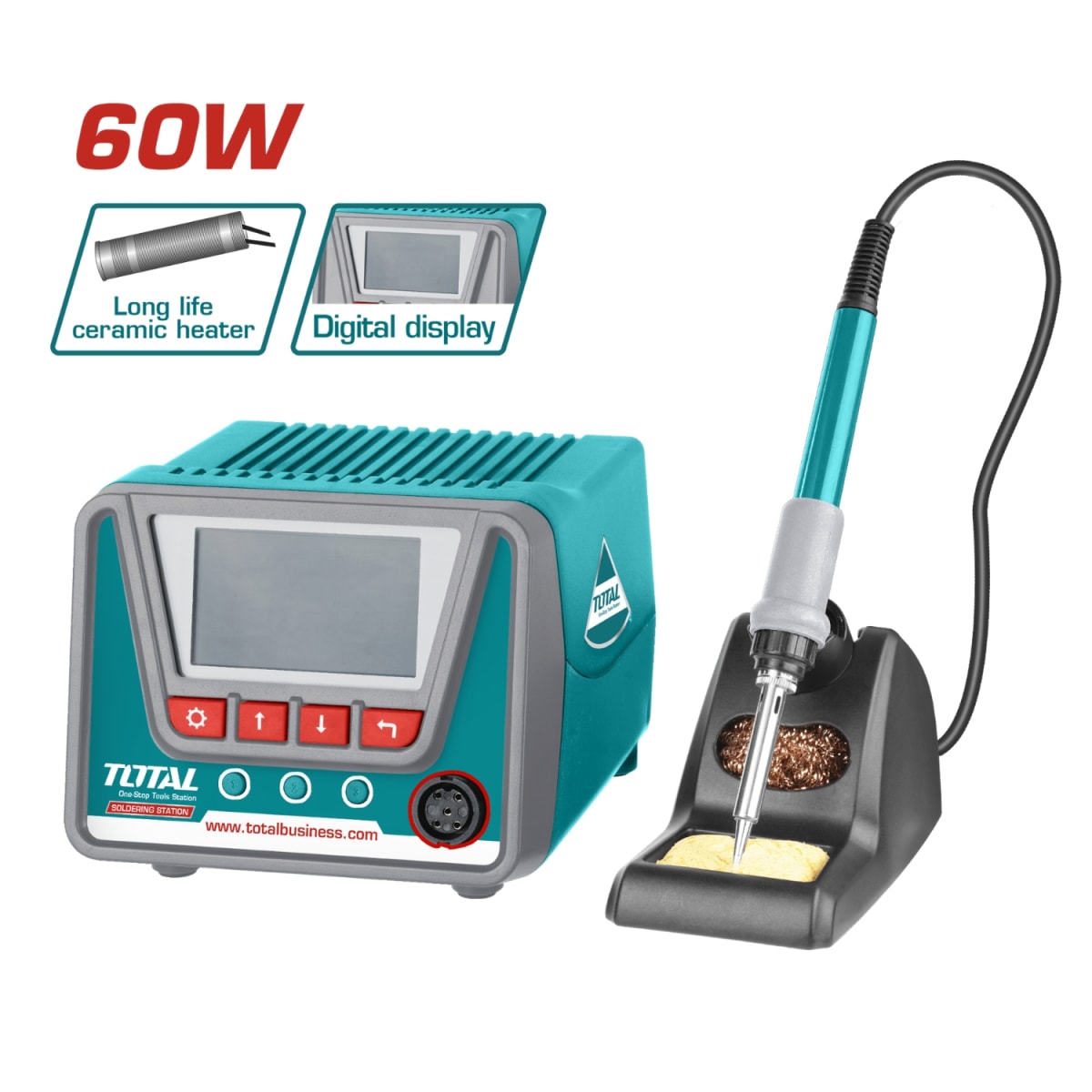 Estación de Soldadura Digital con Cautin 60w Total2