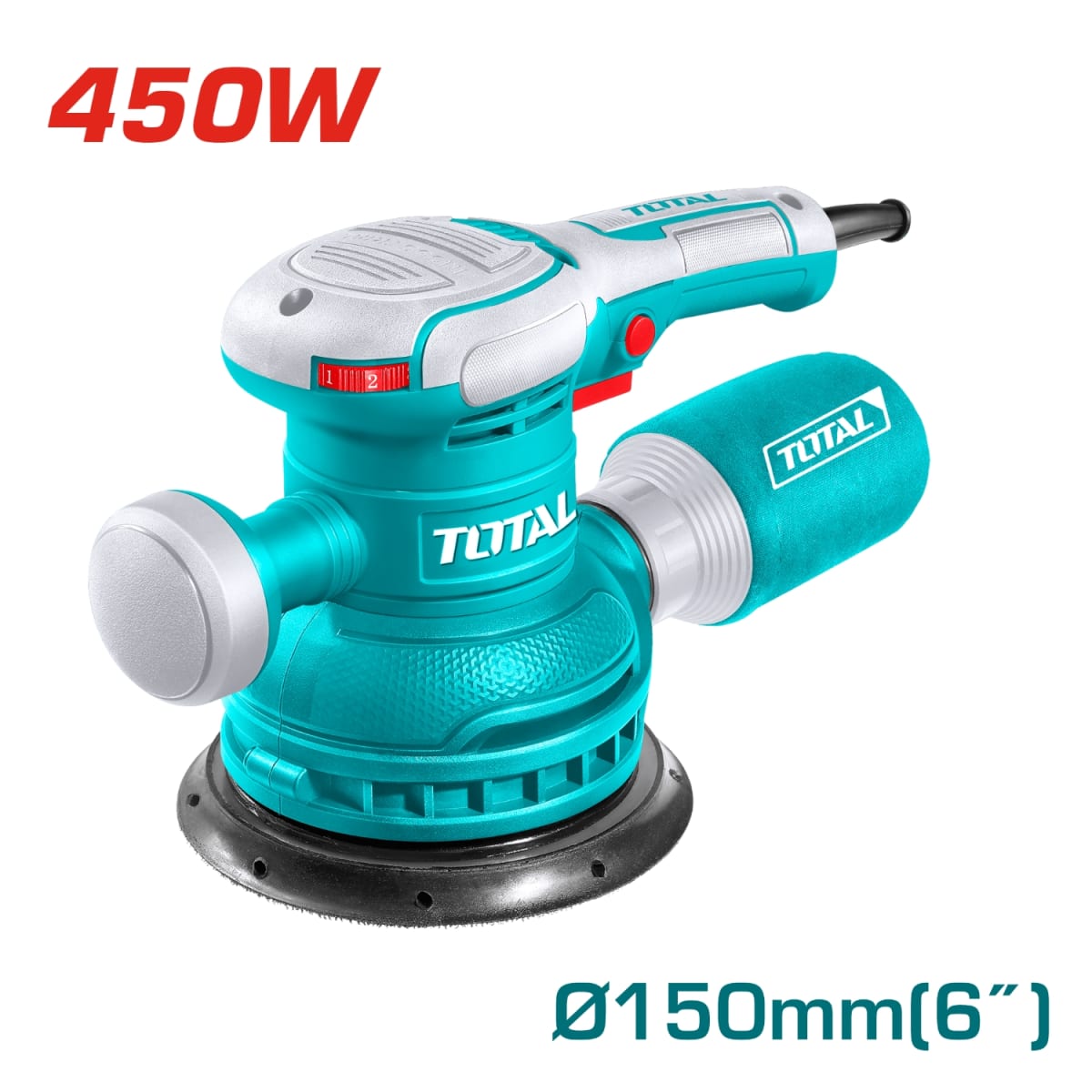 Lijadora Orbital 6'' 450w Total2