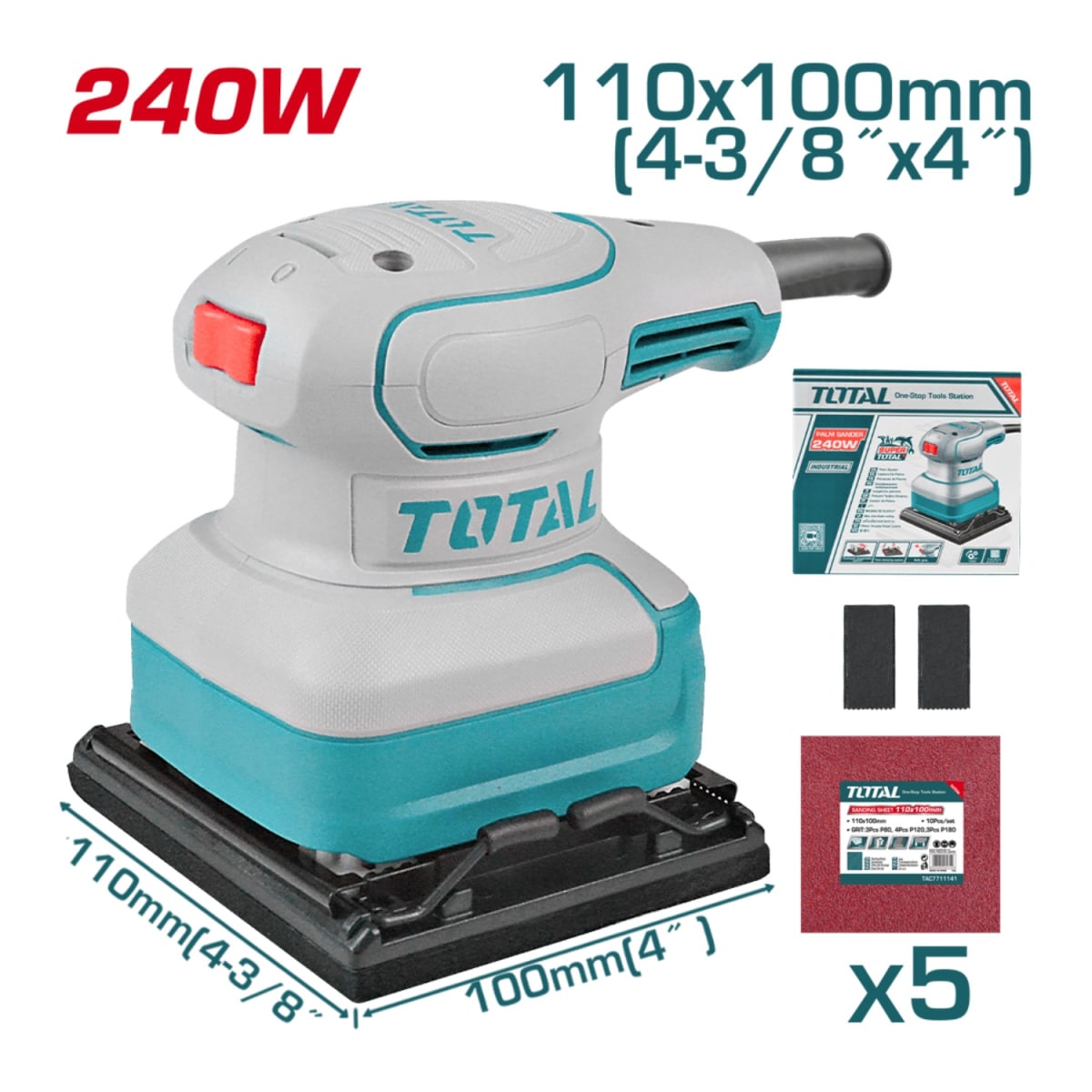 Lijadora de Palma 240w Total3