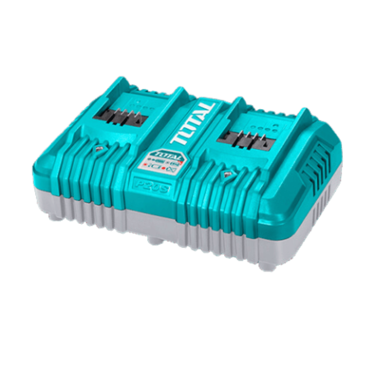 Pack de 4 baterias 20v 4ah + cargador rapido y maletin Total4