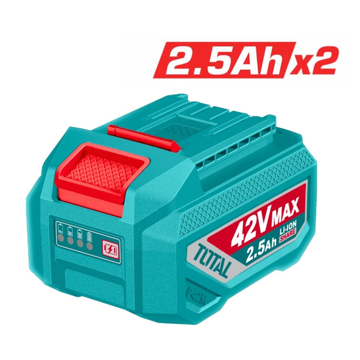 Combo de 2 Batería 2.5 Amp + Cargador Rápido 42v Total3