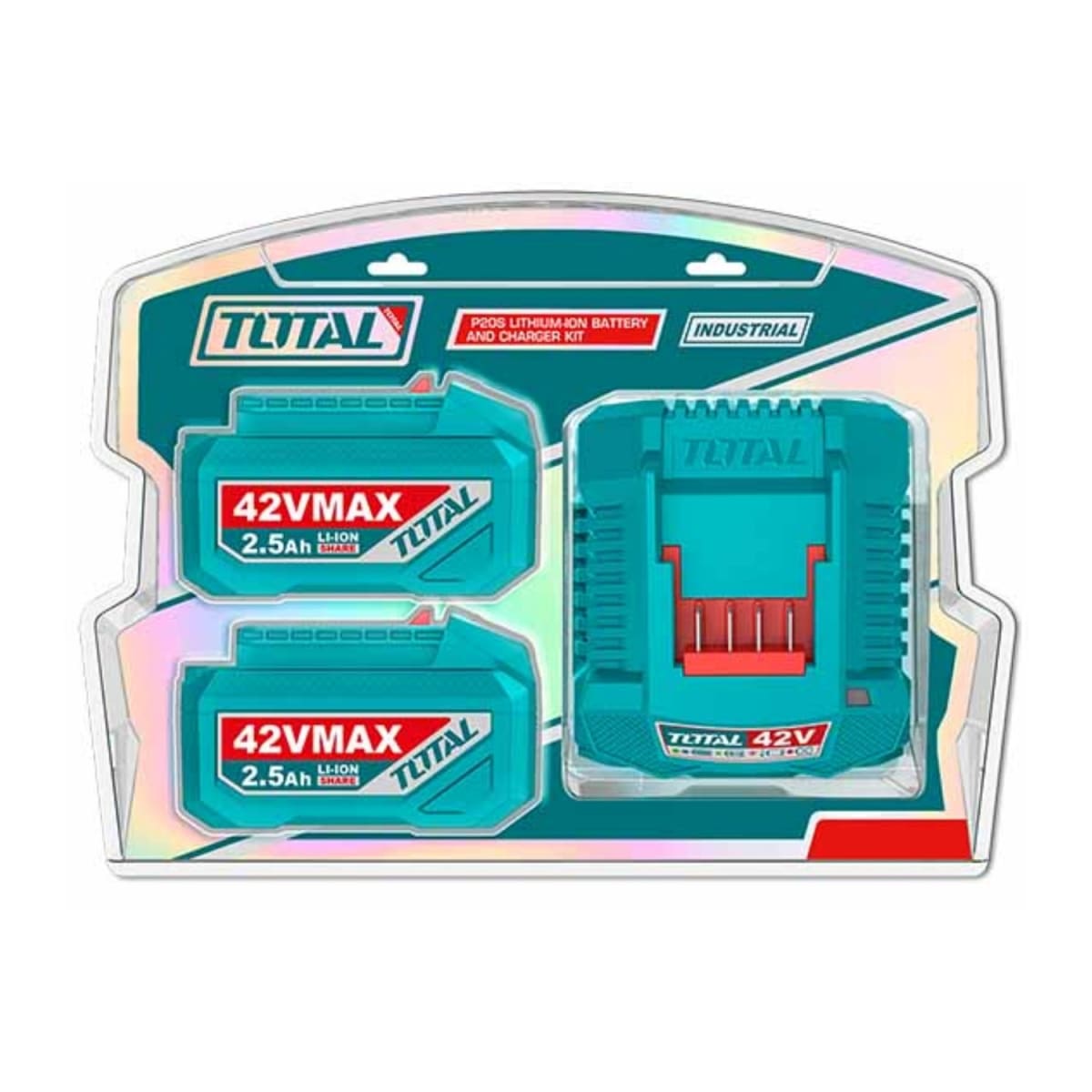 Combo de 2 Batería 2.5 Amp + Cargador Rápido 42v Total5