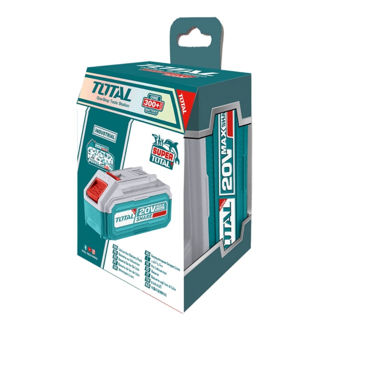 Batería de litio 4 ah industrial Total4