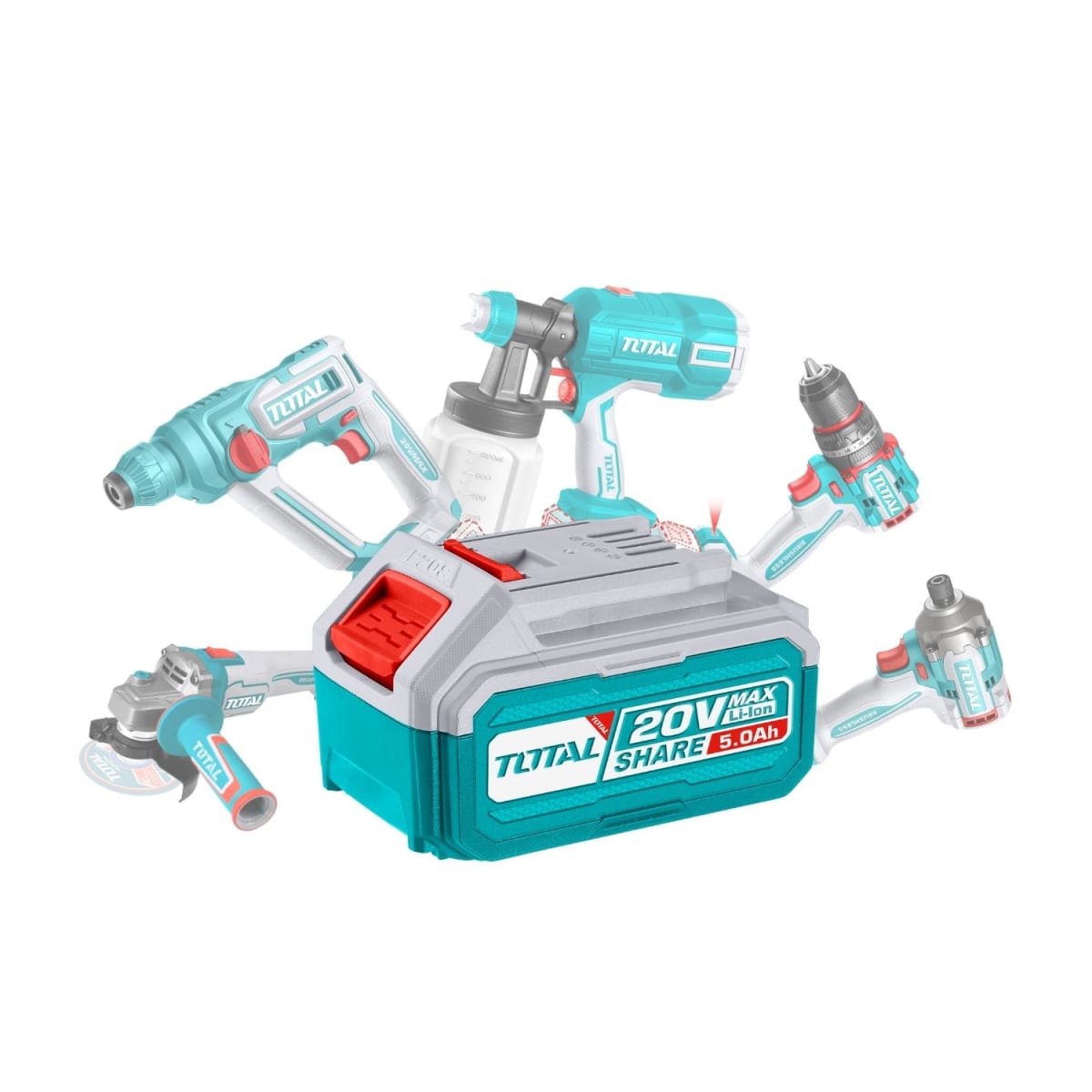 Batería 5ah industrial Total4