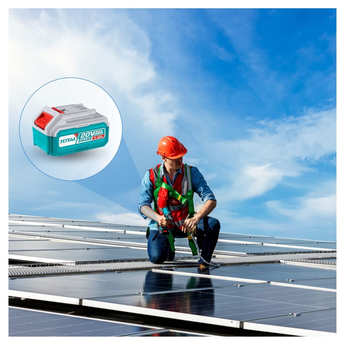 Batería 5ah industrial Total5