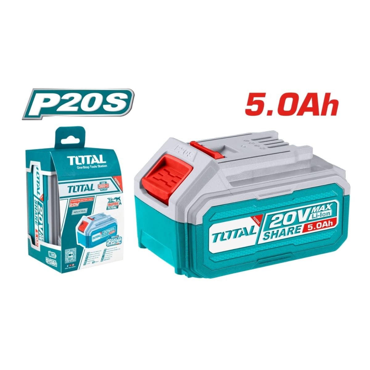 Batería 5ah industrial Total2