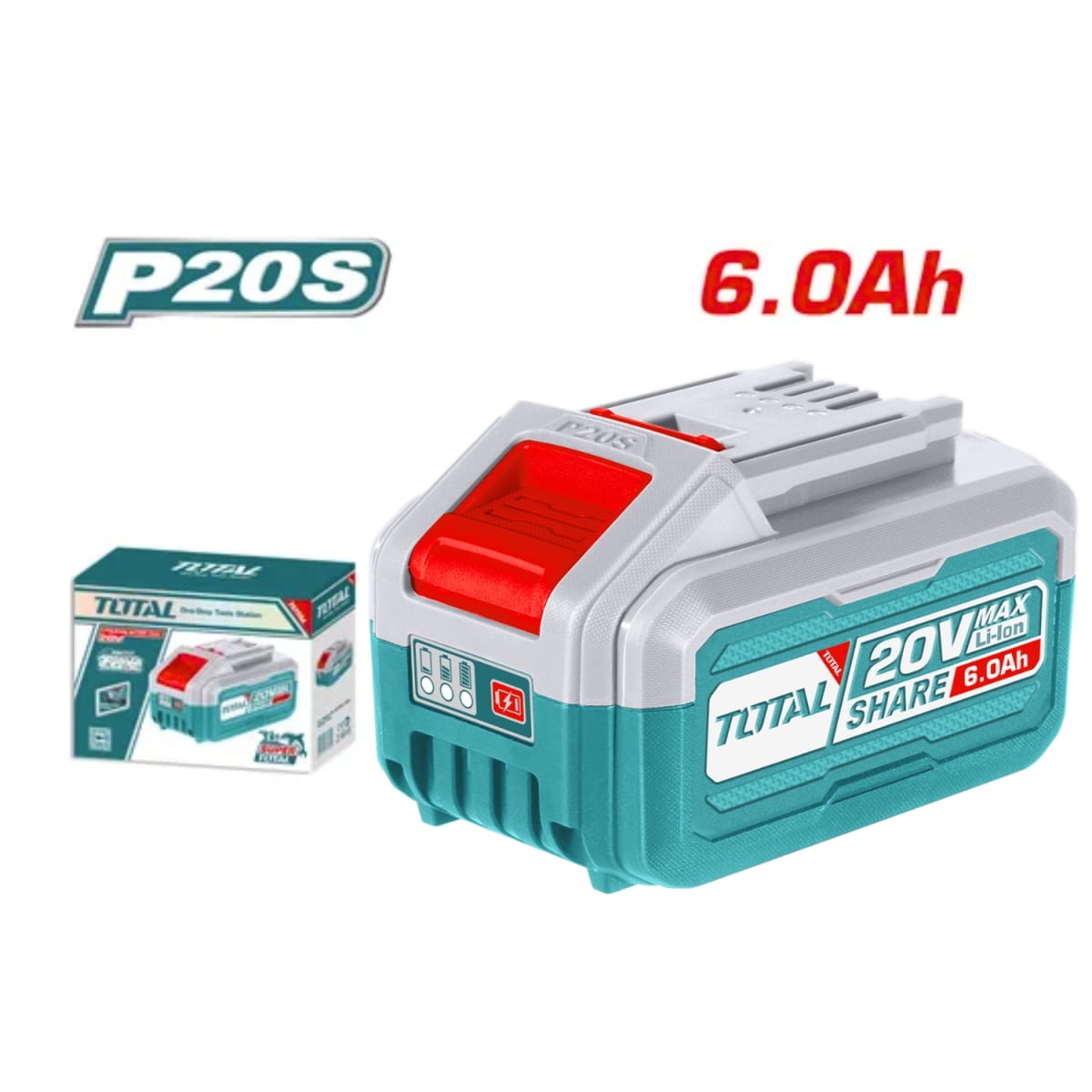 Batería P20S 6ah 20v Total2