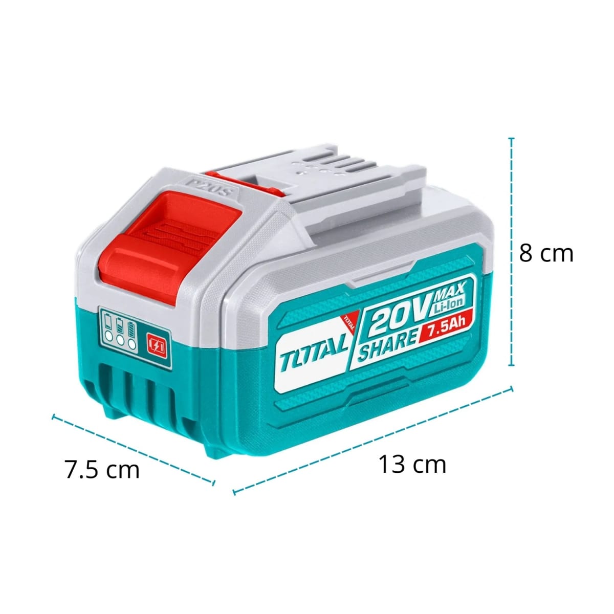 Bateria 7.5ah industrial Total2