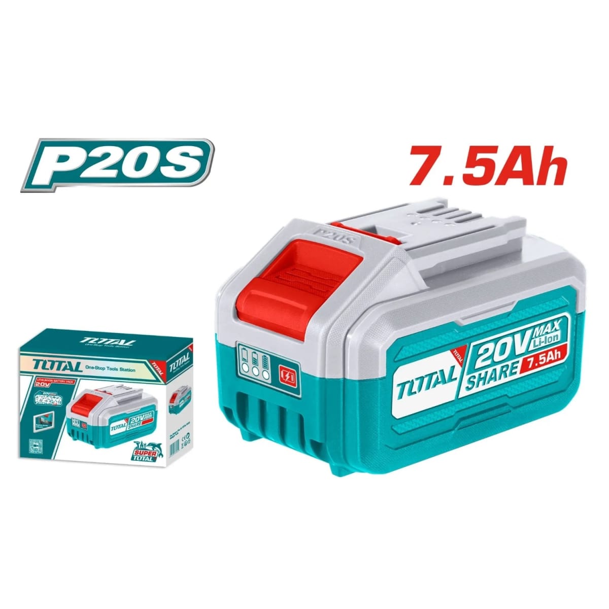 Bateria 7.5ah industrial Total4