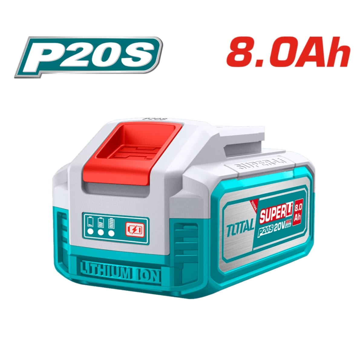 Batería de Litio 8 ah 20v Industrial Total2