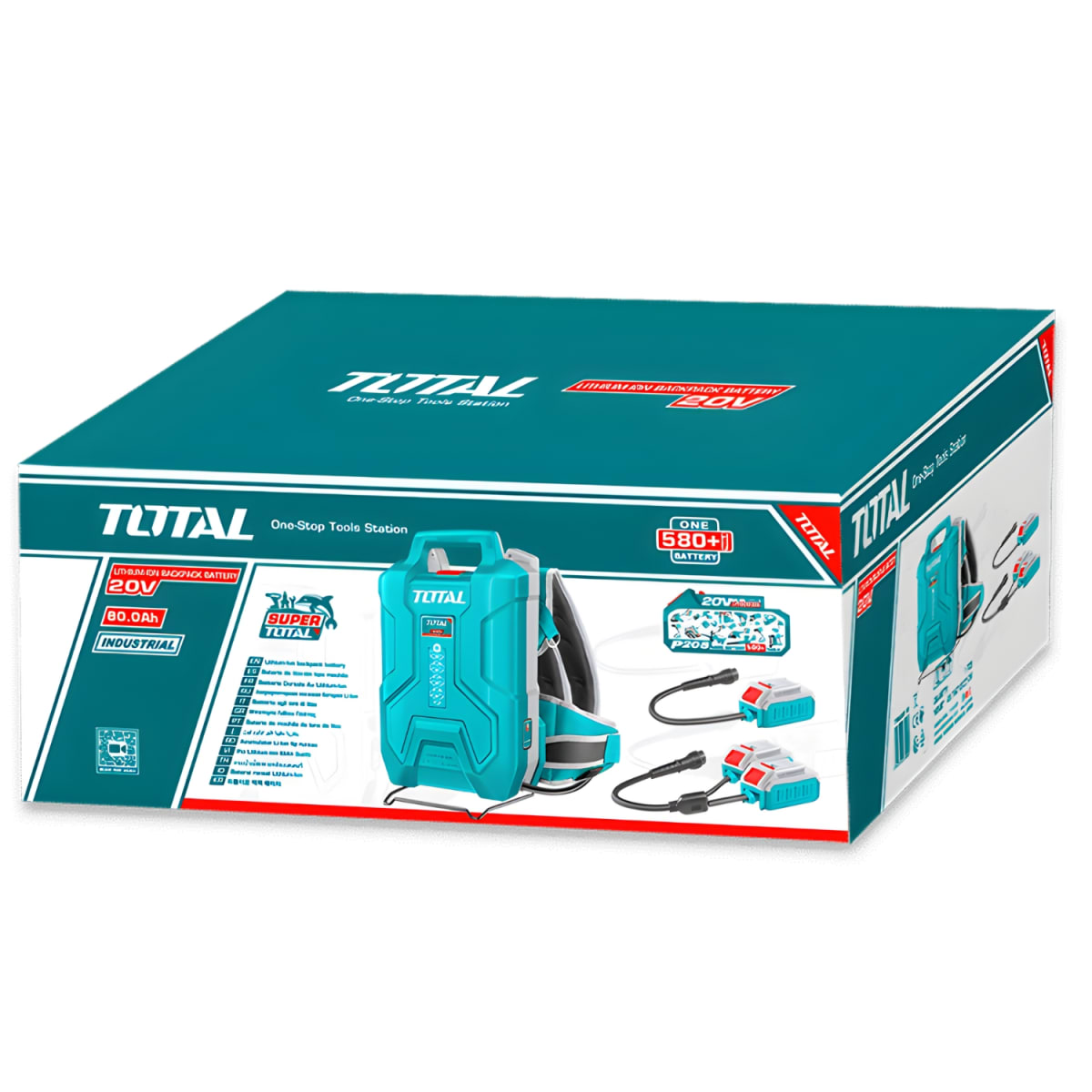 Mochila De Baterías Ion Litio 20v/40v - 60amp Total3