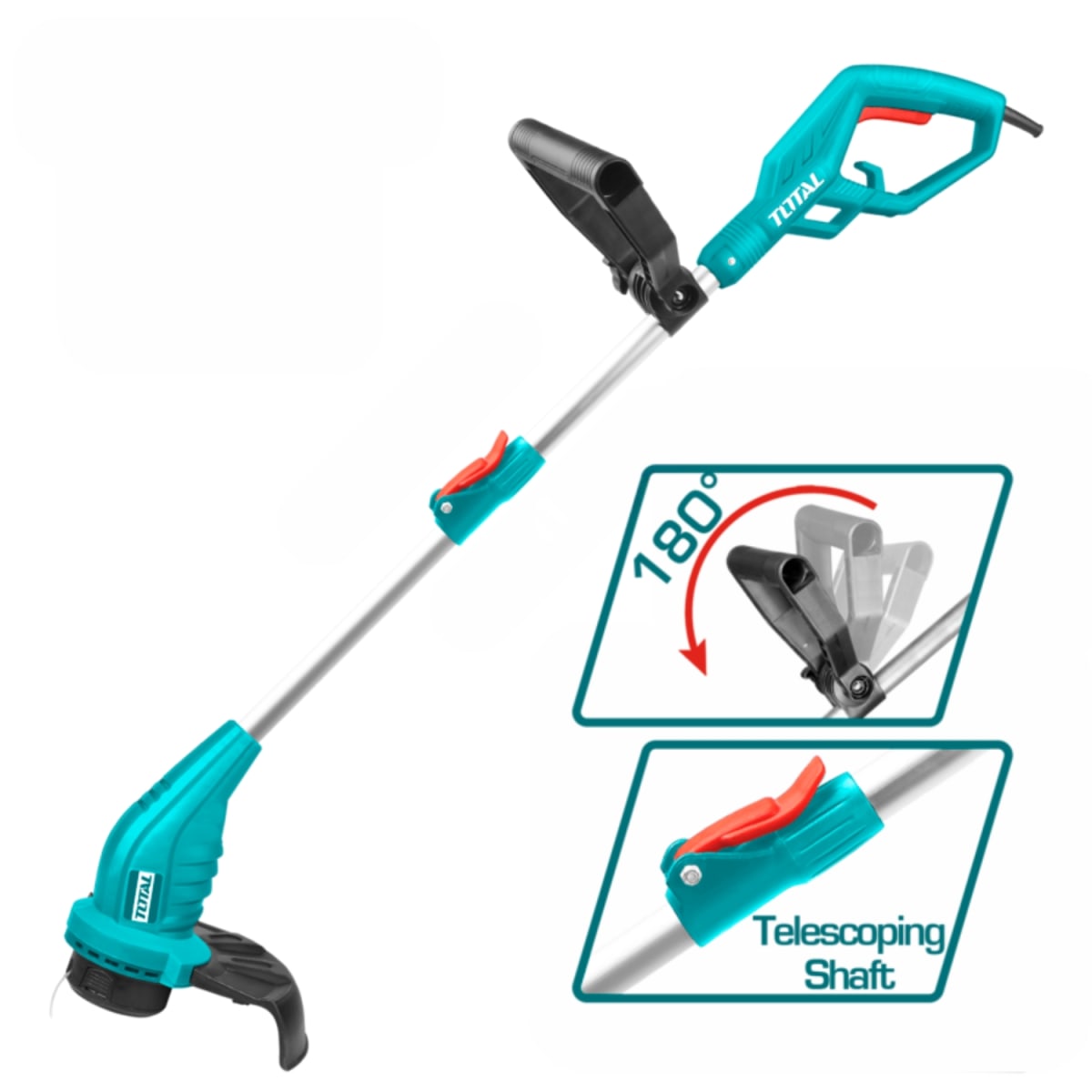 Cortadora de pasto electrica extensible 350W4