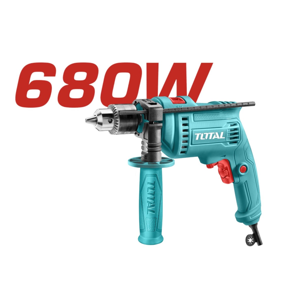 Combo Taladro percutor 680w + sierra caladora 570w Total3