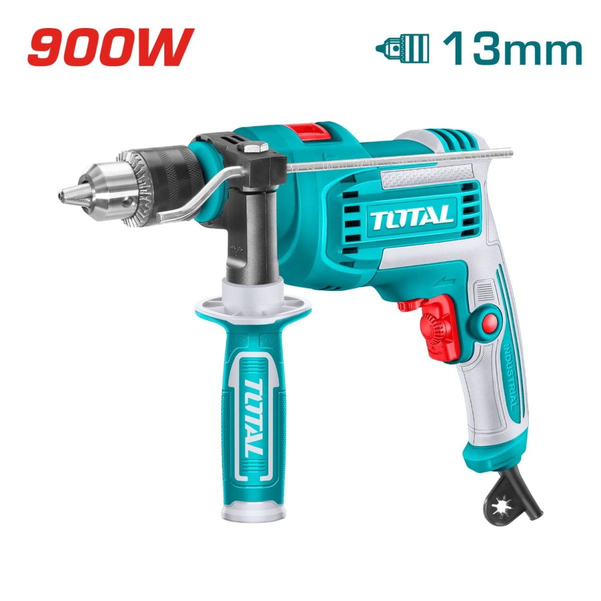 Taladro Percutor 900W 13MM 0-2800RPM Total4