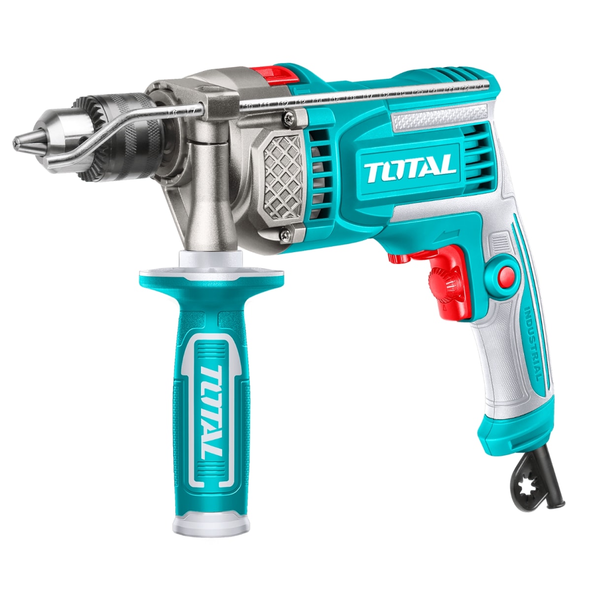 Taladro percutor 1100w 13mm industrial Total1